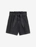 Denim shorts met comfortabele taille | Washed Black
