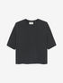 Tshirt met losvallende pasvorm | Dark Grey