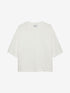 Loose fit Tshirt met strass | Off White