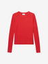 Long sleeve van ribstof | Ribbon Red