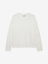 Long sleeve met losvallende pasvorm | Off White
