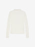 Longsleeve van stretch kant | Off White
