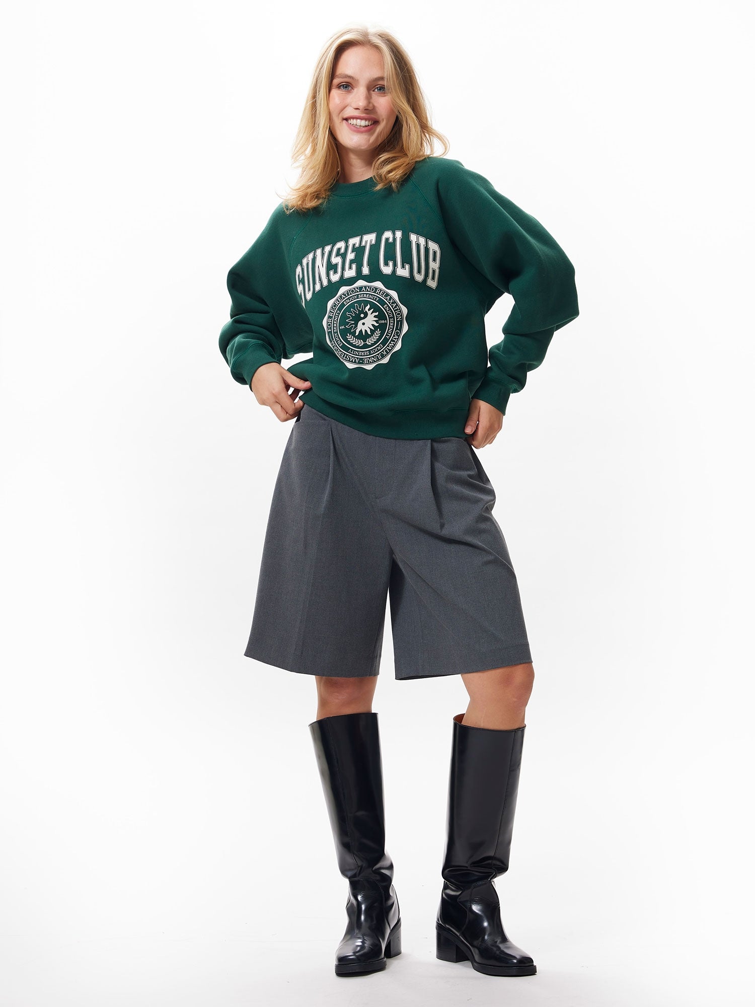 Sweater met graphic | Pine Forest