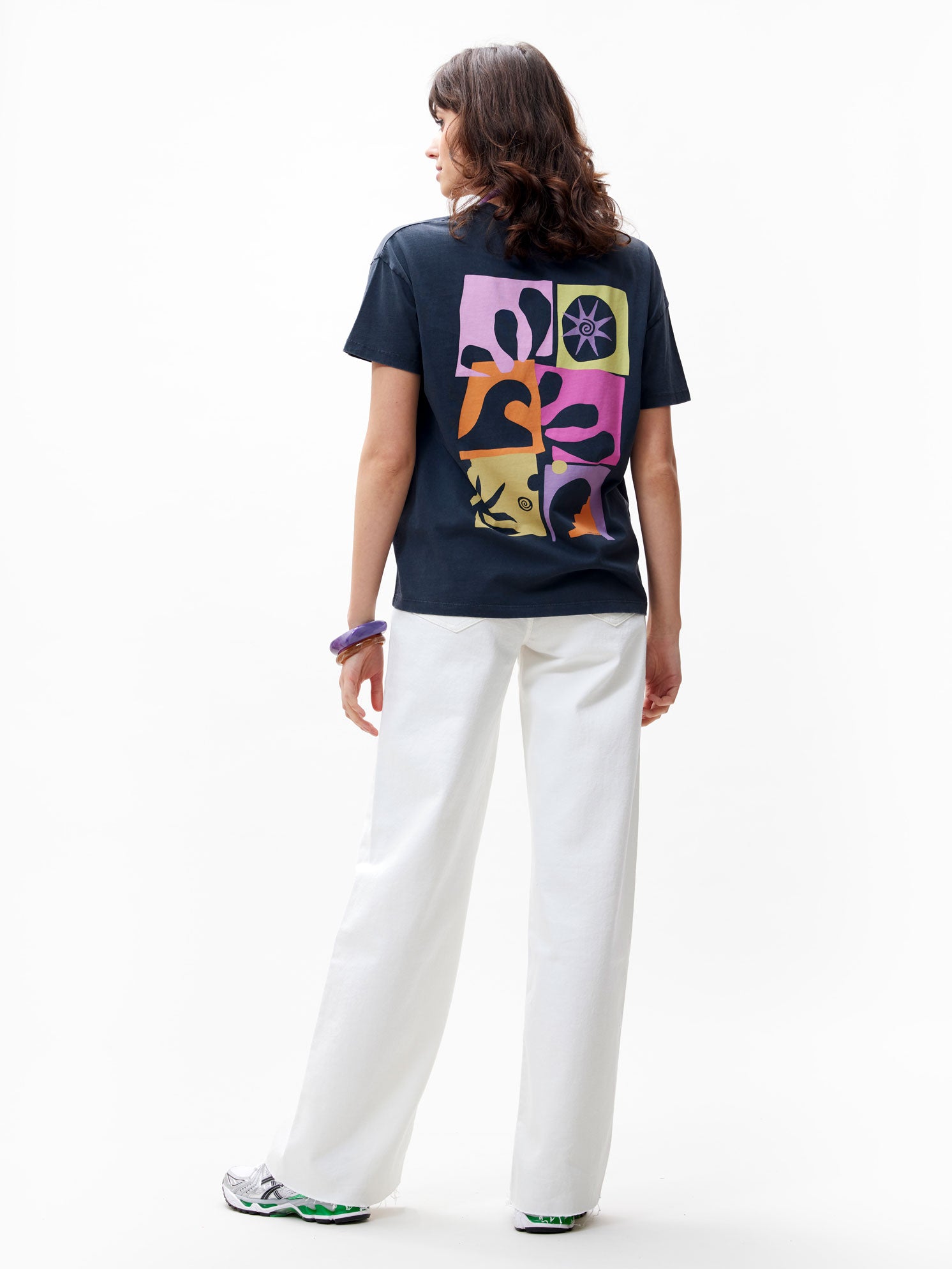 Tshirt met graphic | Dark Grey