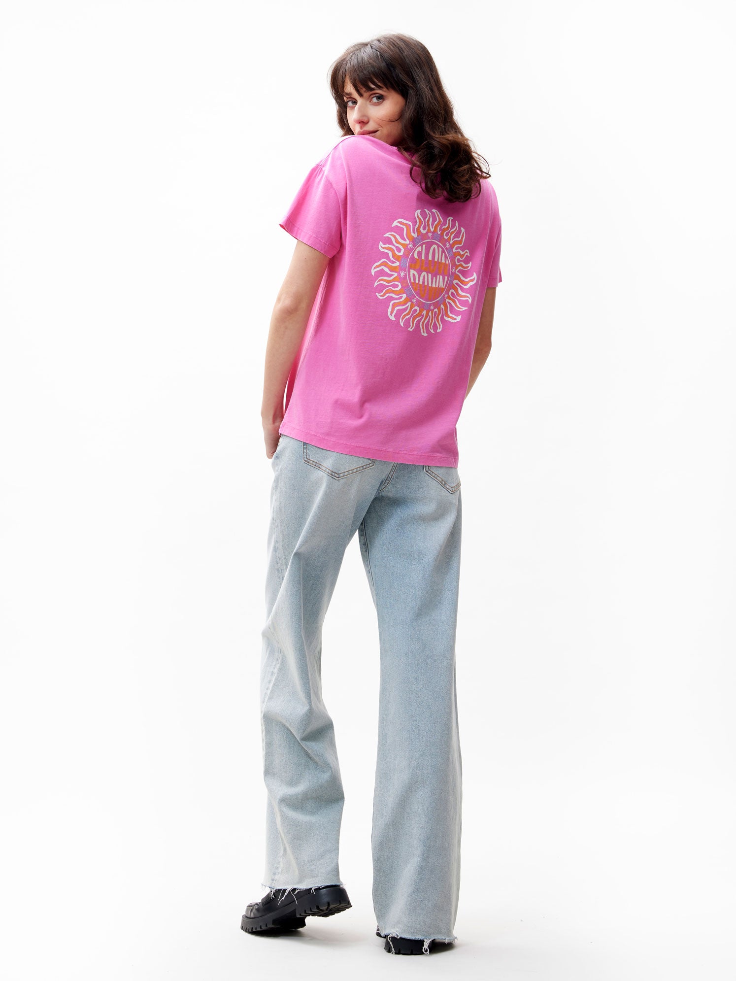 Tshirt met graphic | Pink Lemonade