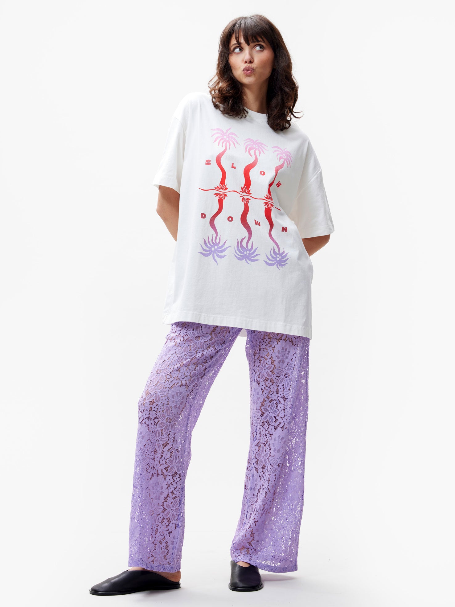 Oversized Tshirt met graphic | Off White