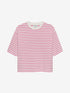 Striped loose fit Tshirt | Pink Lemonade