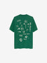 Oversized Tshirt met graphic | Verdant Green
