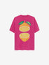 Oversized Tshirt met graphic | Pink Lemonade