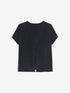 Tshirt met back detail | Carbon