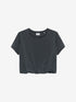Washed tuck in Tshirt | Carbon