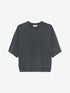 Sweater met korte mouw | Carbon