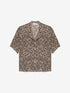 Leopard blouse met korte mouwen | Sesame
