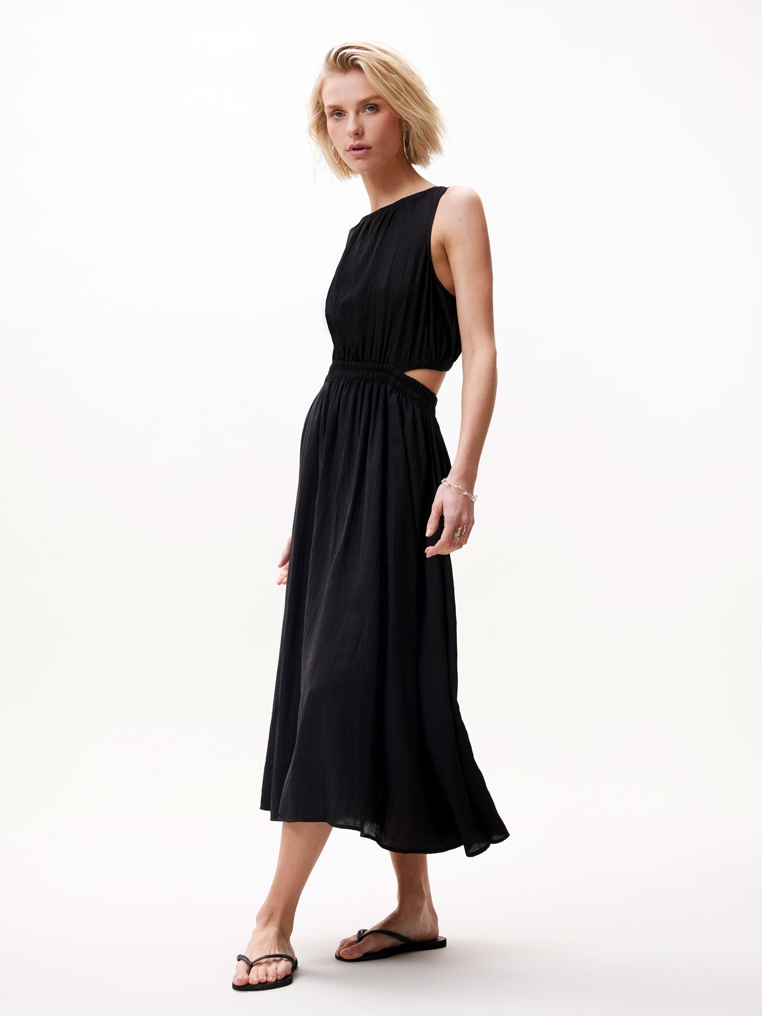 Jurk met rug detail | Black