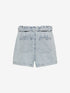 Denim shorts with elastic waistband | Light Blue
