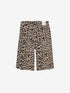 Loose fit jorts met leopard dessin | Grey Morn