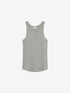 Rib singlet | Grey Melange