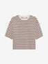 Loose fit striped Tshirt | Winetasting
