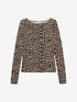 Leopard long sleeve | Sand