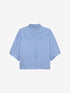 Short-sleeved blouse | Cornflower Blue