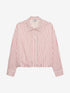 Tuck in blouse | Ribbon Red