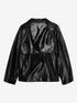 Vegan leather jacket | Black
