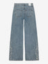 Wide leg flame jeans | Country Blue