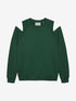 Sweater met open shoulders | Pine Forest