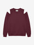 Sweater met open shoulders | Winetasting