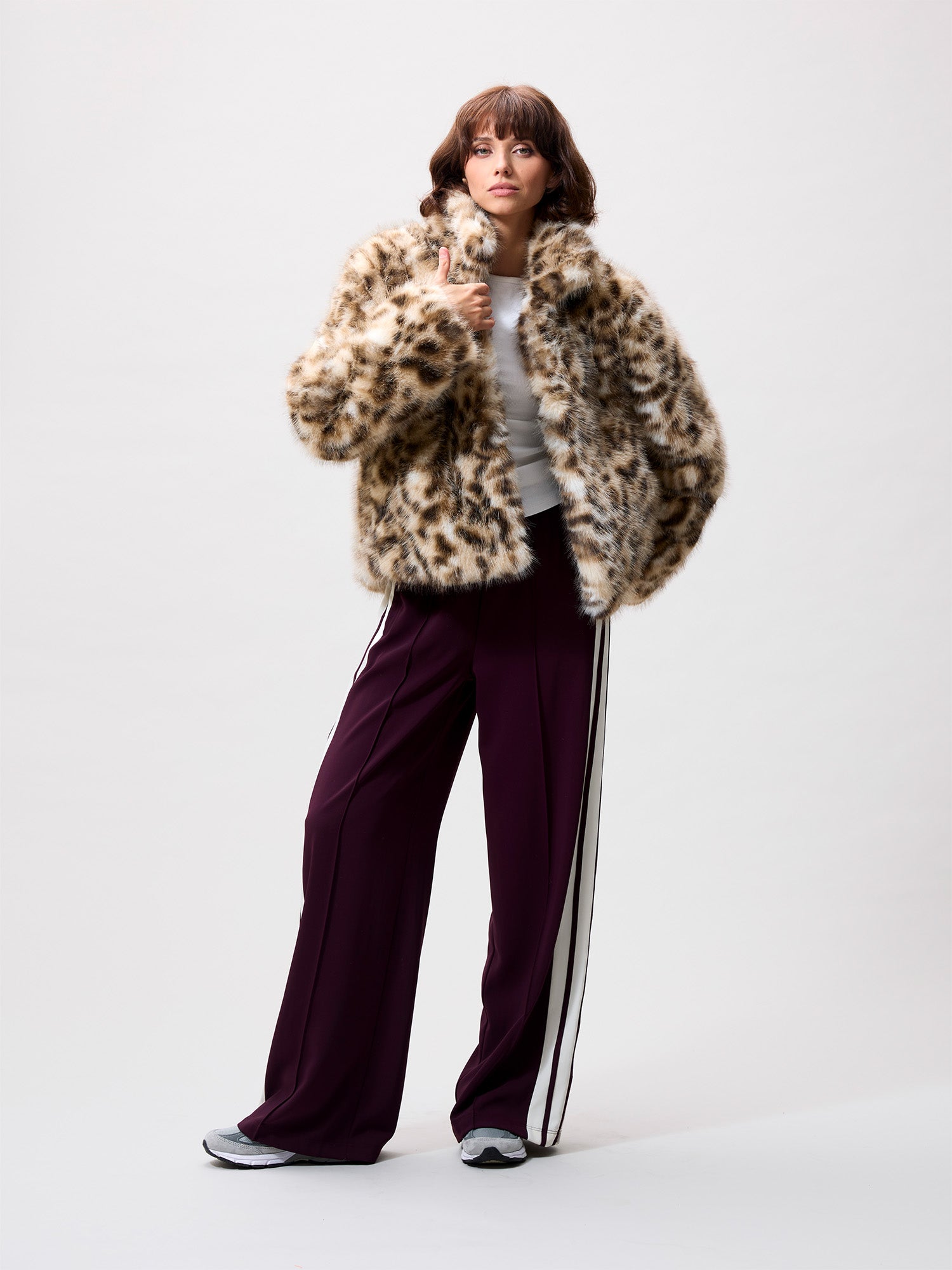 Fur leopard jacket | Fake Fur