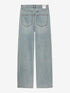 Loose fit jeans met veter detail | Blue