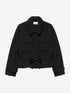Classic Pinstripe Jacket | Black