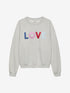Graphic sweater | Gray Melange