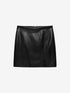 Vegan leather rok | Black