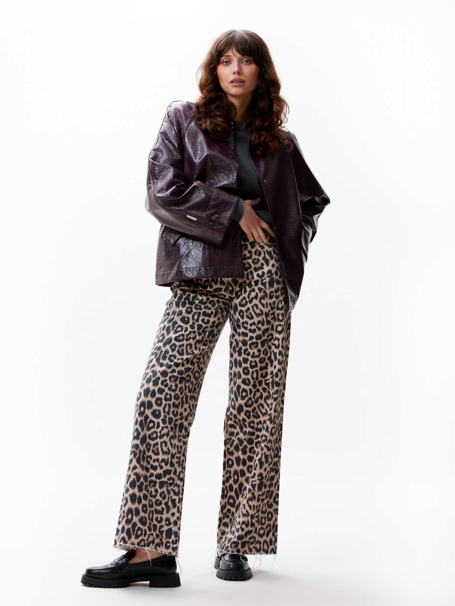Vegan leather jacket | Fudge