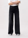 Loose fit jeans | Washed Black