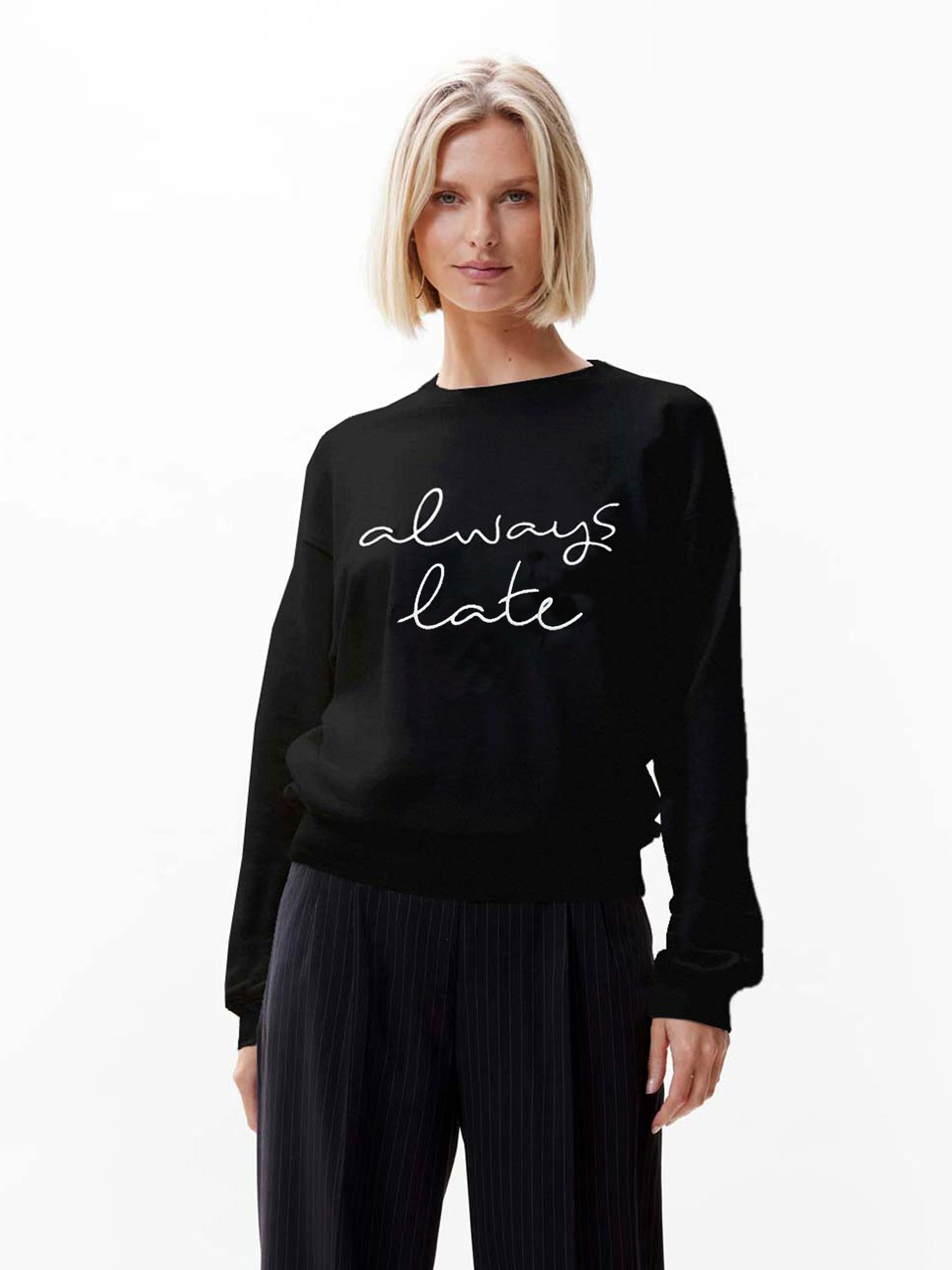 Always Late Sweater | Black