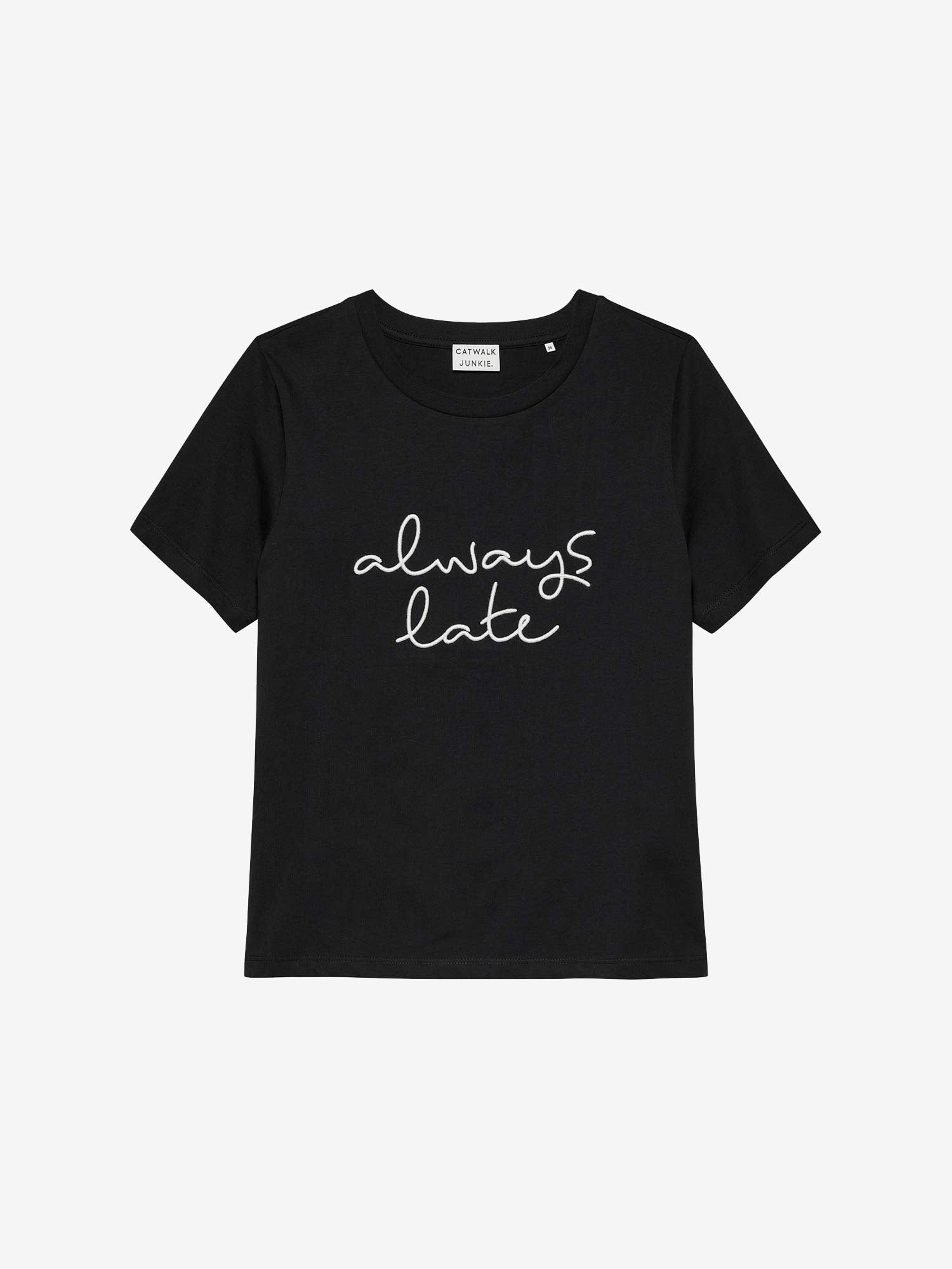 Tshirt Always Late | Black