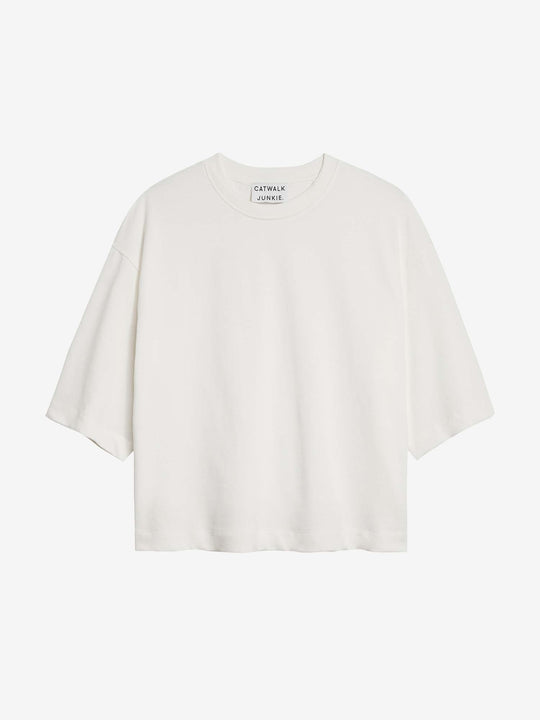 Tshirt met losvallende pasvorm | Off White