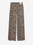 Loose fit leopard jeans | Gray Morn