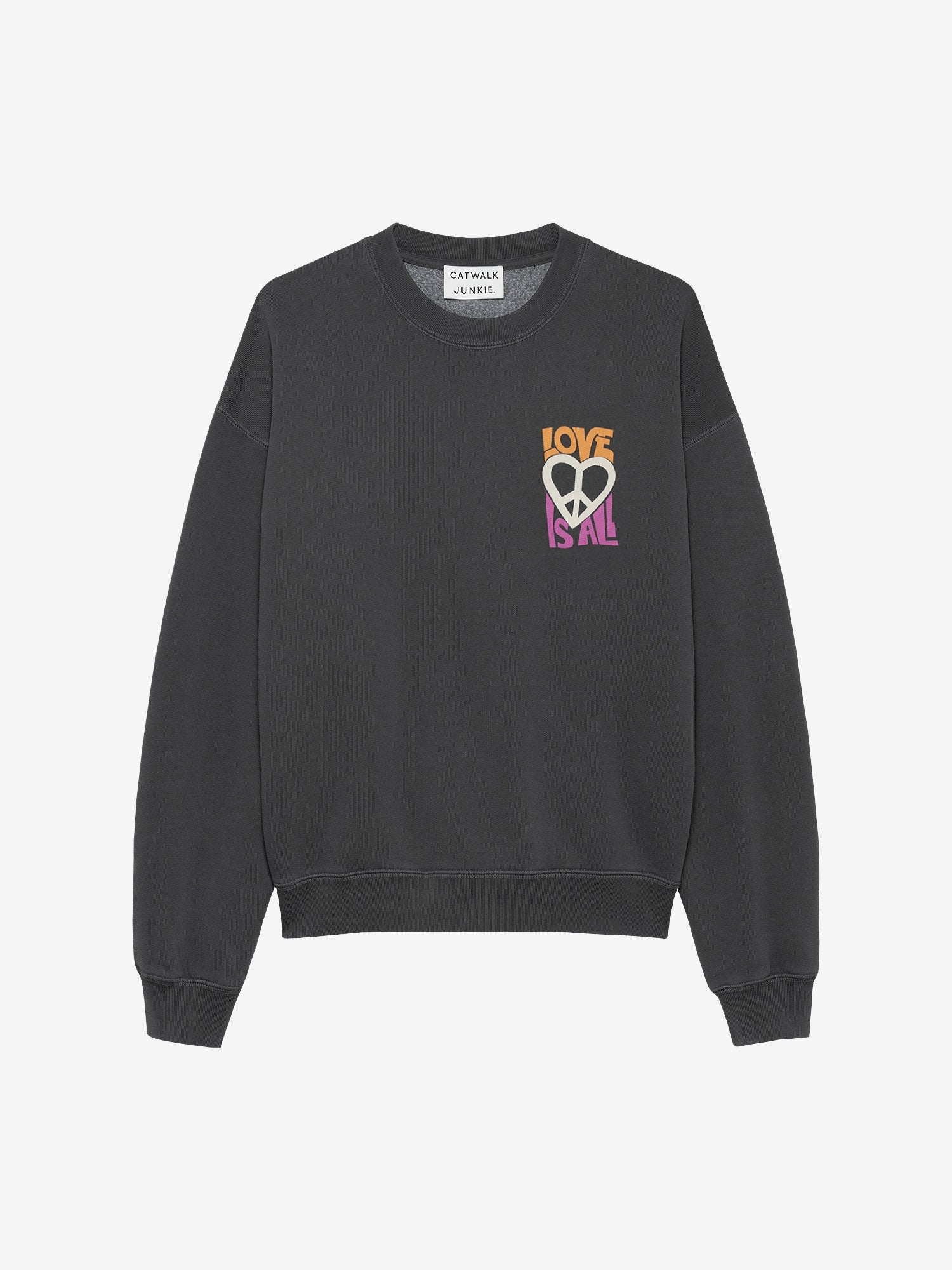 Sweater met graphic | Carbon