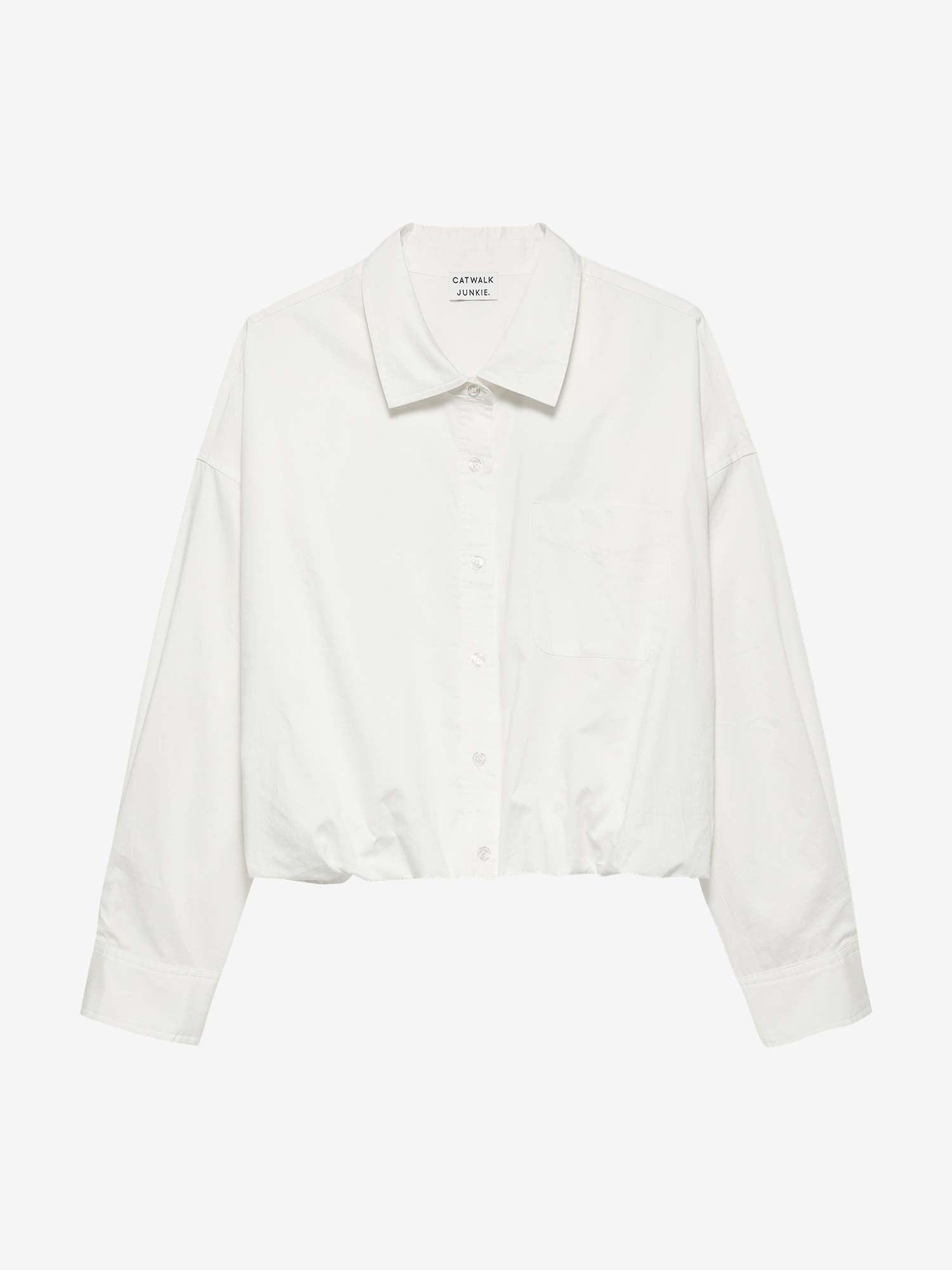Blouse met tuck in effect | Off White