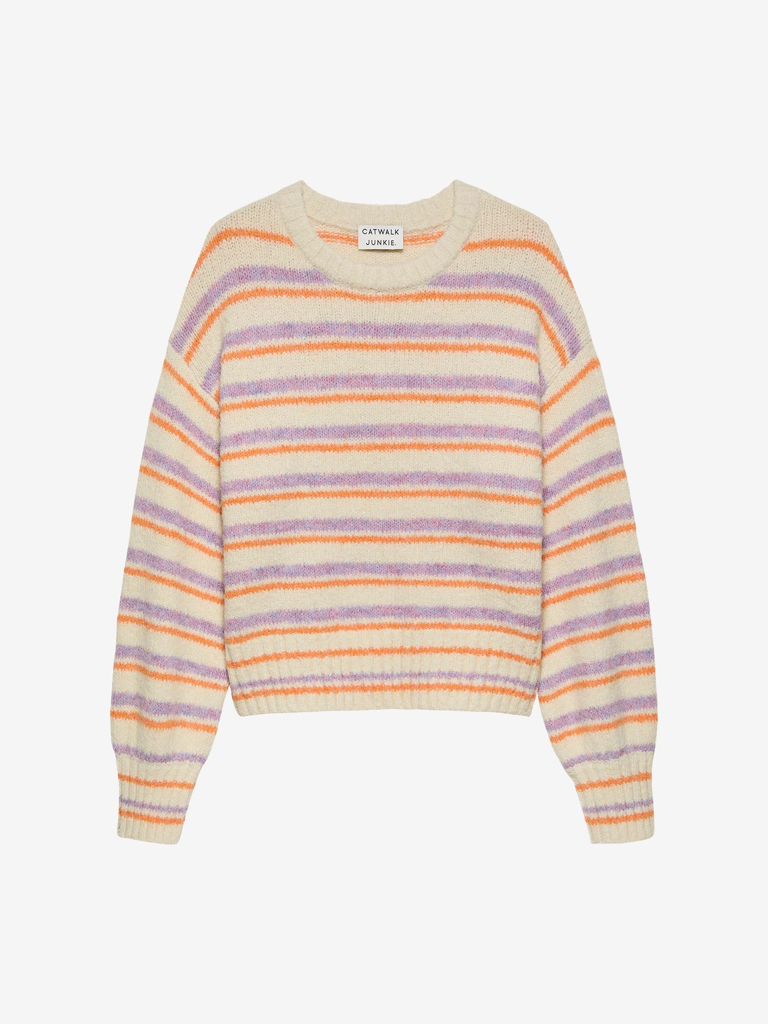 Knit with striped pattern | Moonbeam