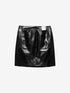 Vegan leather rok | Black