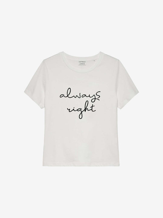 Always Right Tshirt | Off White