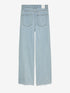 Jeans Loose with textured fabric | Blue