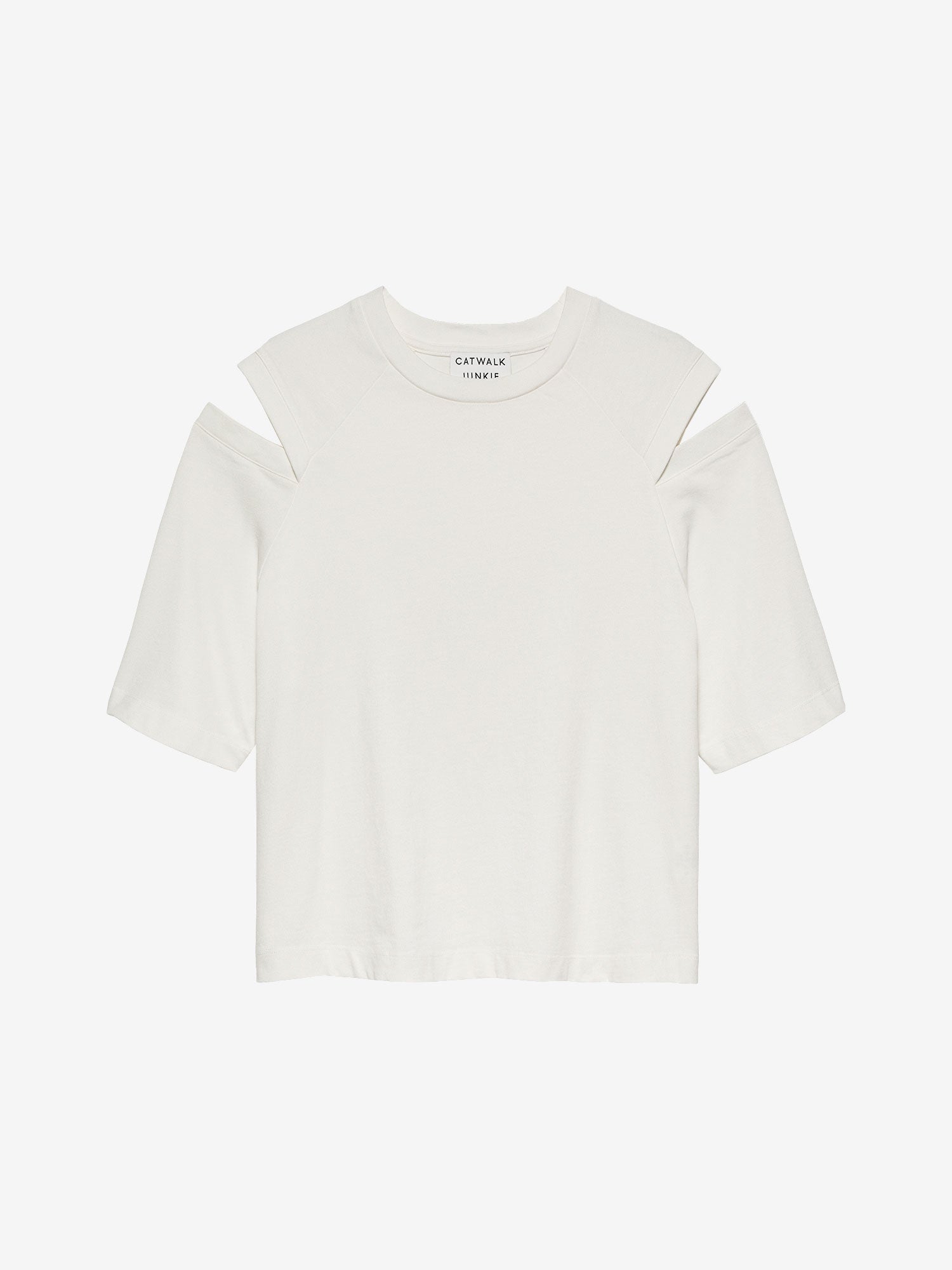 Tshirt met open schouders | Off White