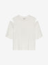 Tshirt met open schouders | Off White