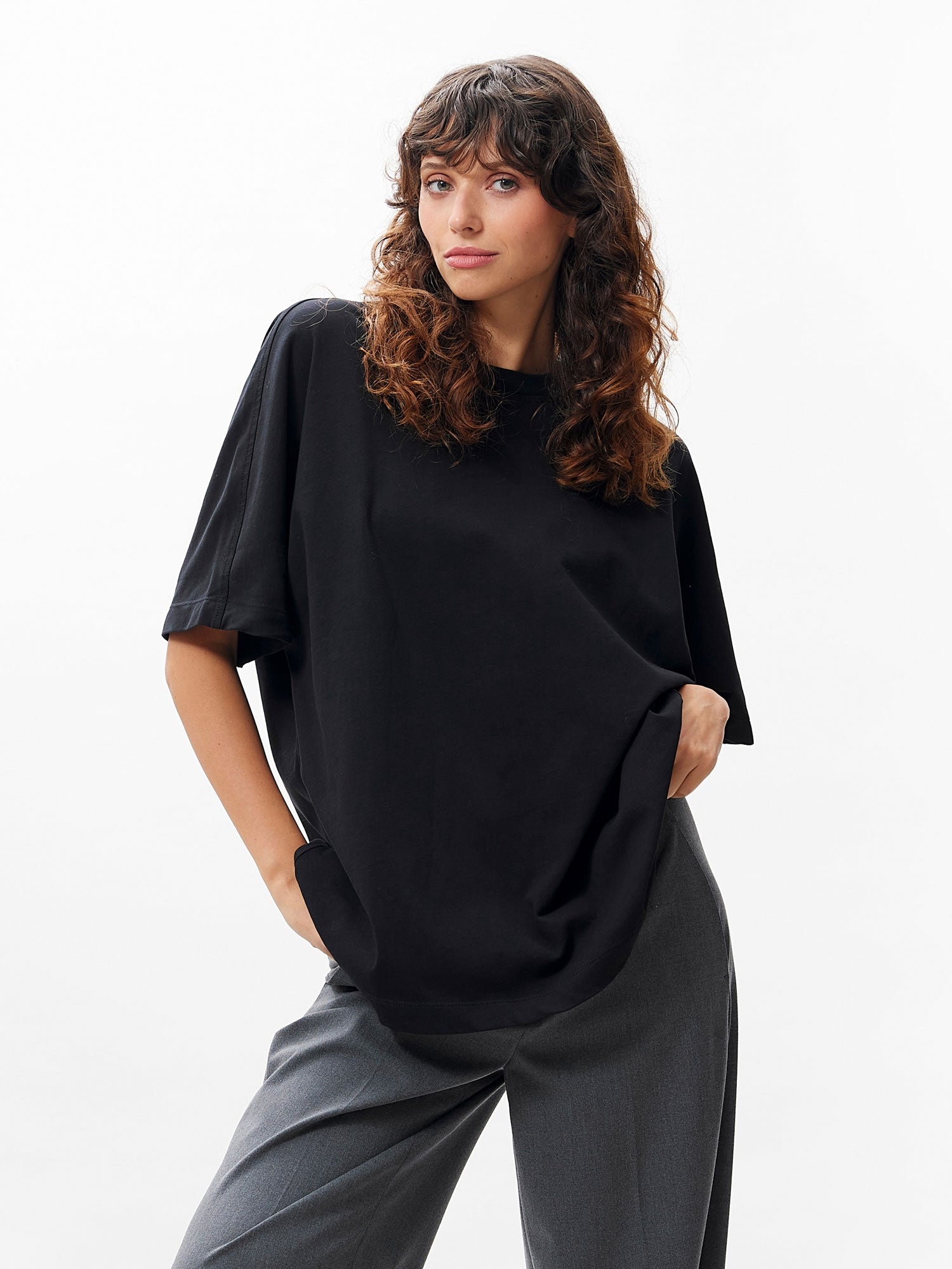 Oversized Tshirt | Washed Black