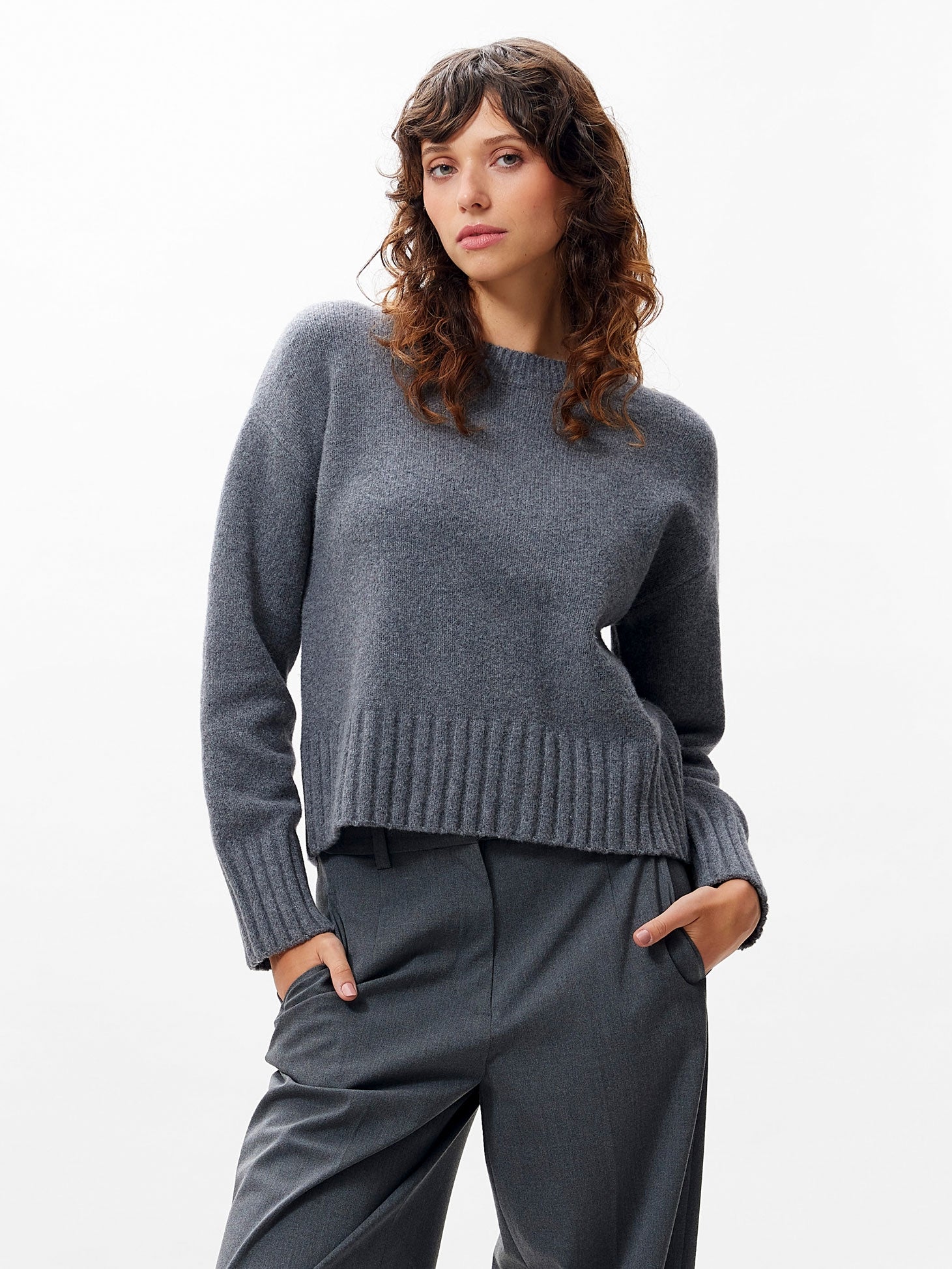 Classic knit | Grey Melange